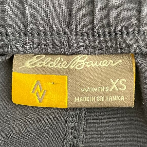 Eddie Bauer Casual Lightweight Poly Blend 3.75" Belted Shorts Navy Sz XS NWOT - Picture 6 of 9